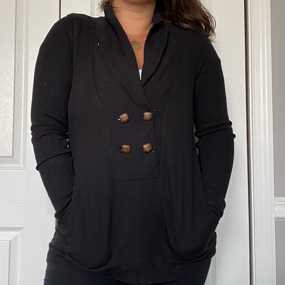 BDG black long sweater